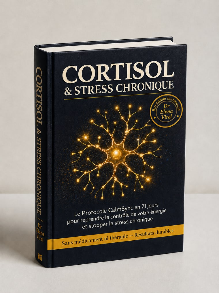 Mockup du livre Cortisol & Stress Chronique